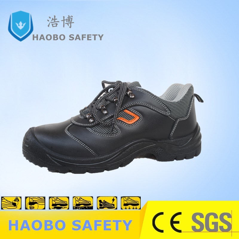 Safety Work Protection Leather Shoes with Steel Toe