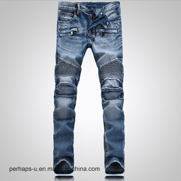 Wholesale Fashion Clothes Men's Wash Stretch Jeans Slim Pants