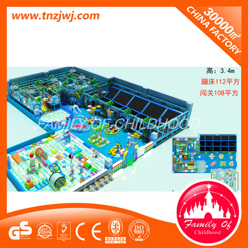 2016 Popular Soft Indoor Playground Naughty Castle