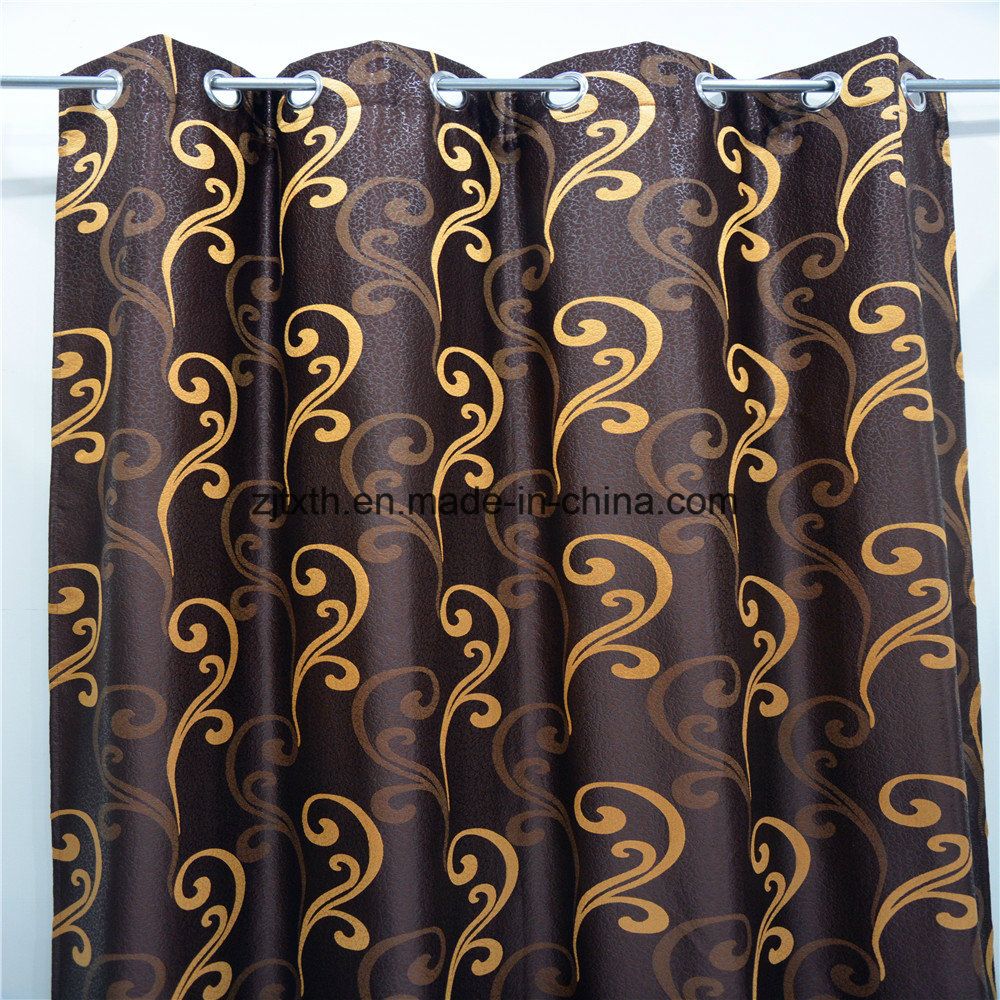 Latest Design Fancy jacquard Curtain Fireproof Fabric