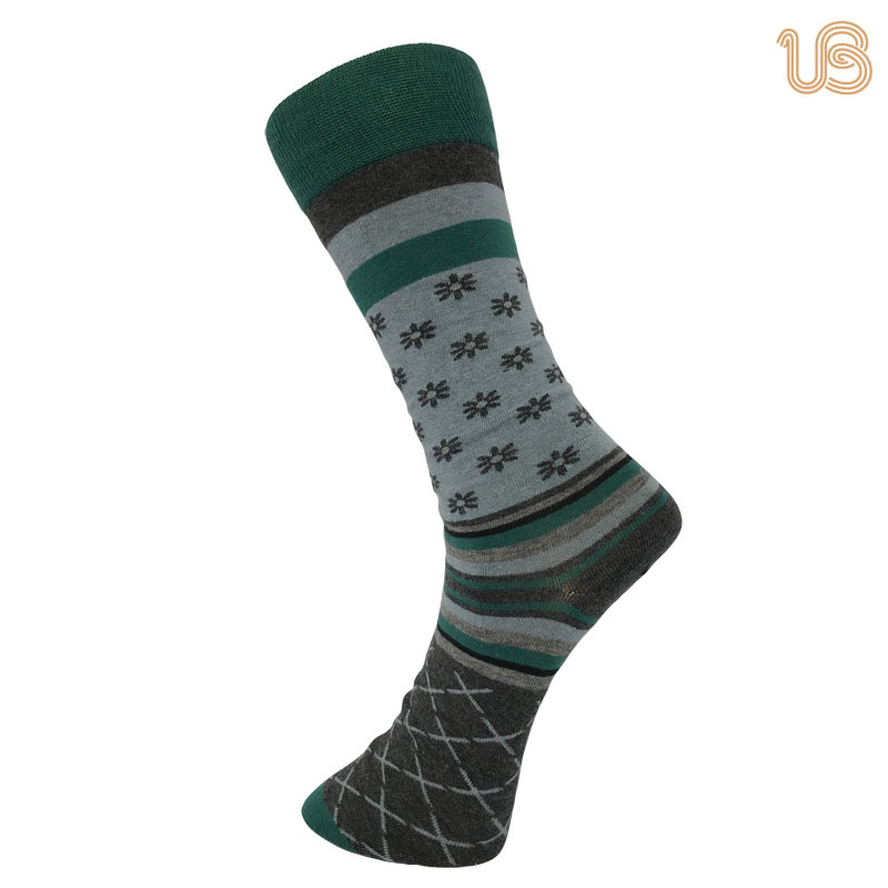 Men's Wool Pattern Sock