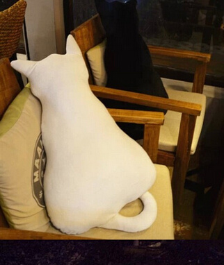 100% Polyester Cute Cat Cushion