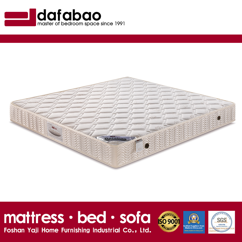 Spring Mattress with Natural Latex for Hotel Bedroom Furniture, Fb701
