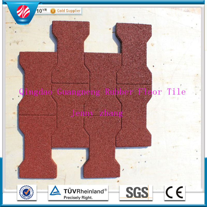 Children Playground Rubber Flooring Mat, Rubber Gym Flooring Mat