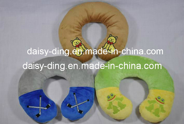 Plush Soft Neck Cushion with Emborider