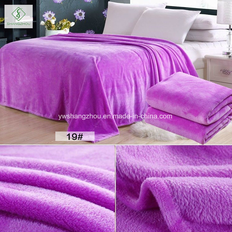 Fashion Flannel Blanket for Sofa Bed Winter Warm Soft Bedsheet