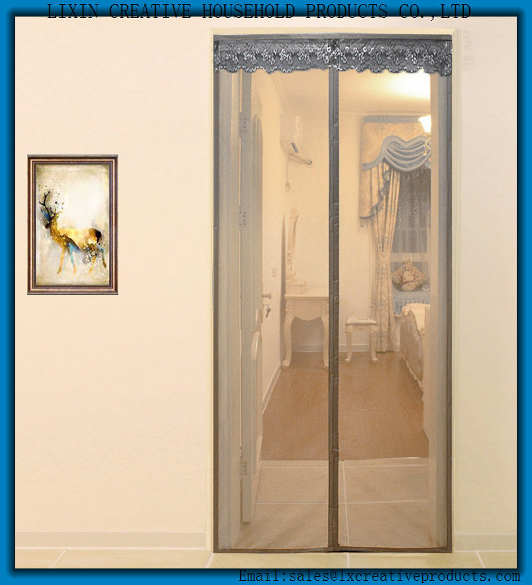 Magnetic Mosquito Net Door Curtain Magnetic Door Mesh Magnetic Insect Screen for Different Door