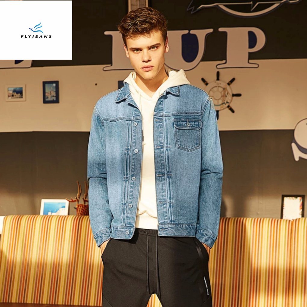 New Style Casual Cotton Retro Denim Jackets by Fly Jeans