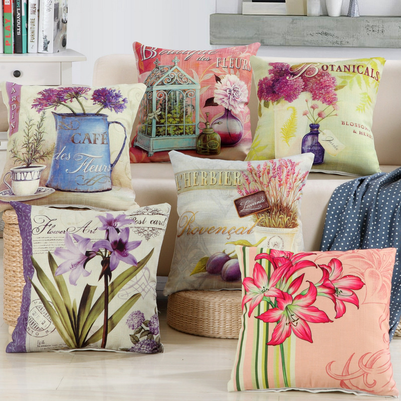 Customized Digital Printed Decorative Cushion Cover Throw Pillow Case Top Quality