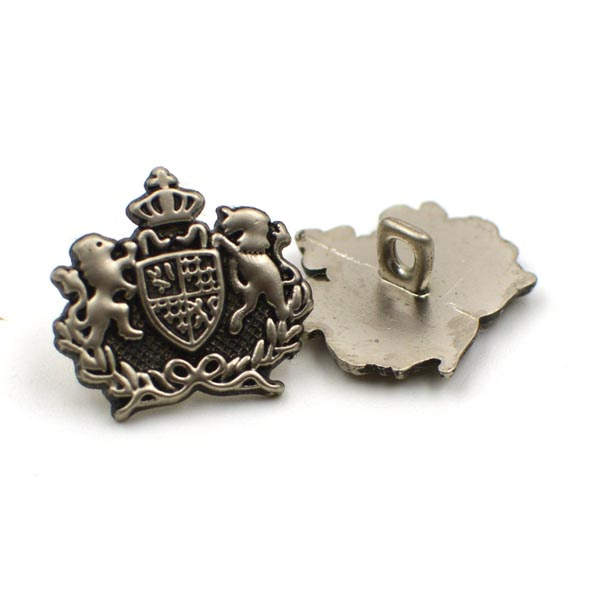 Metal Badge Shank Button