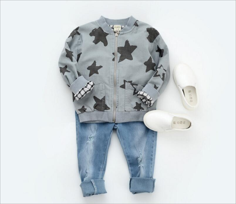 The Fashion Stars Jacket with Grid Lining for Children