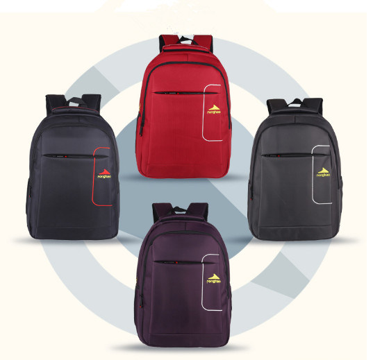 Four Colors 16-Inch Water-Proof Nylon Computer Backpack Laptopbag