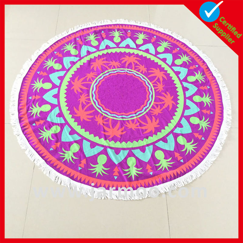 Cheap Stock Pattern Printing Beach Towel Without MOQ