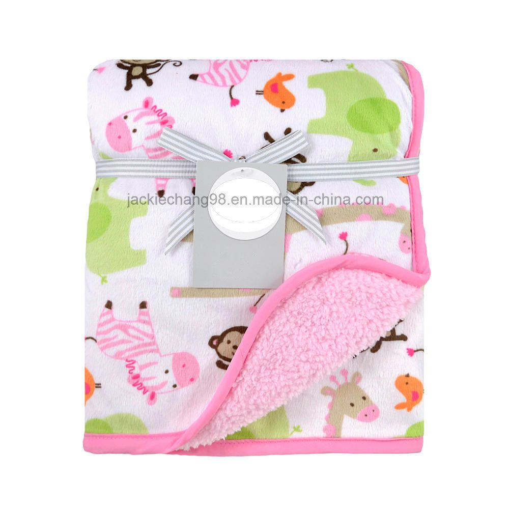 Printed Micromink Baby Blanket Sft01bb167