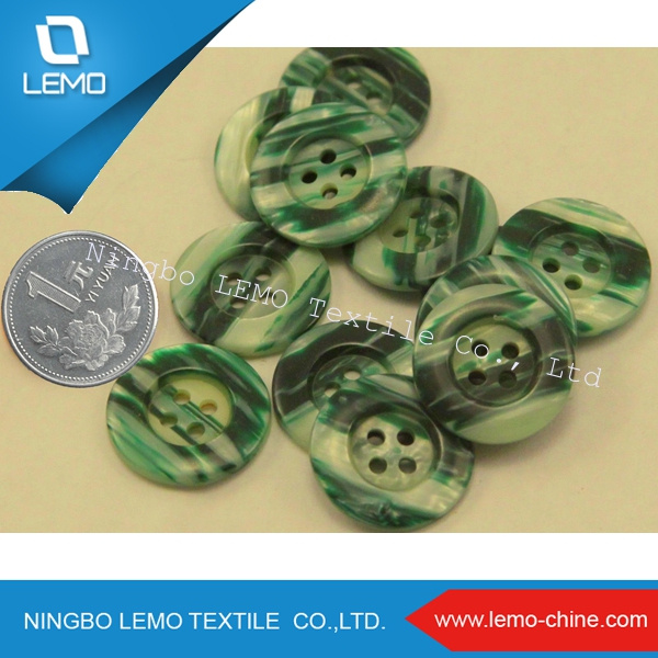 Polyester Four Hole Resin Button Uniform