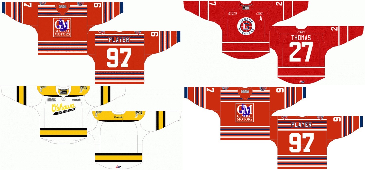 Ohl Oshawa Generals Customized Hockey Jersey