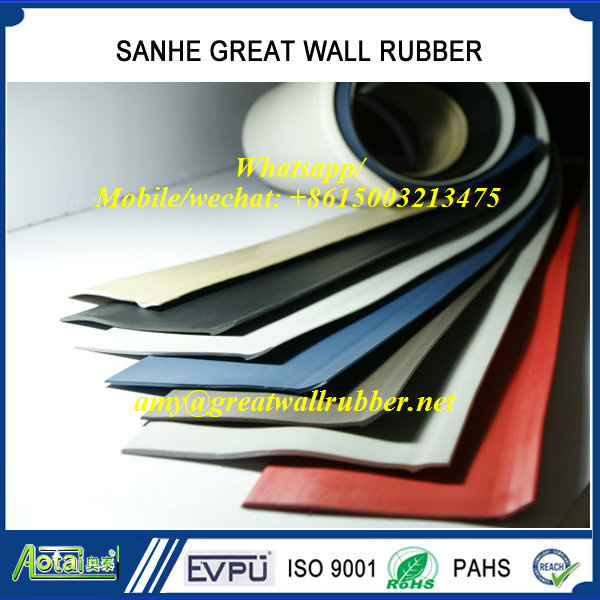 Fabric Inserted Hypalon Rubber Sheets for Boat