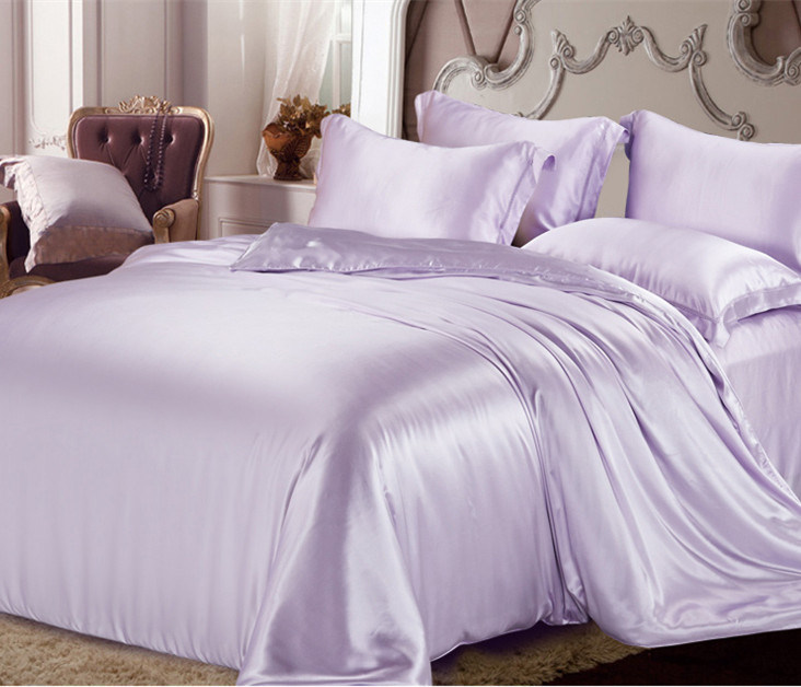 Natural Long Stranded Mulberry Hypoallergenic Silk Bed Sheet Set
