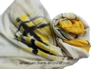 100% Wool Hand Painted Shawl