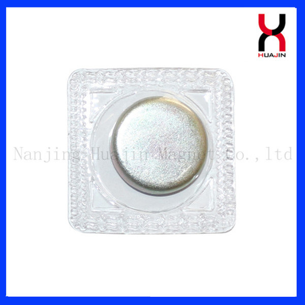 Neodymium Magnet Button 13mm Covered with PVC Film