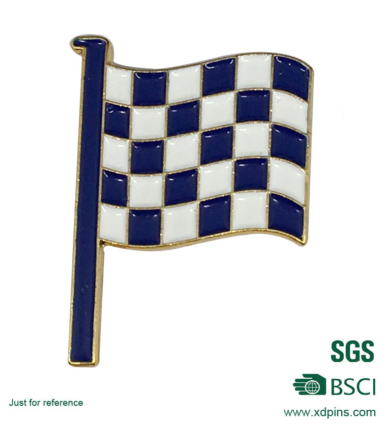 Custom Metal Flag Badge for Promotion
