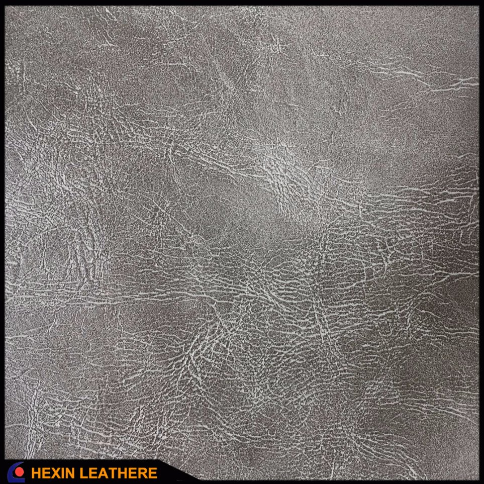 Soft Water Resistant Synthetic PU Leather for Sofa Making Hx-F1729