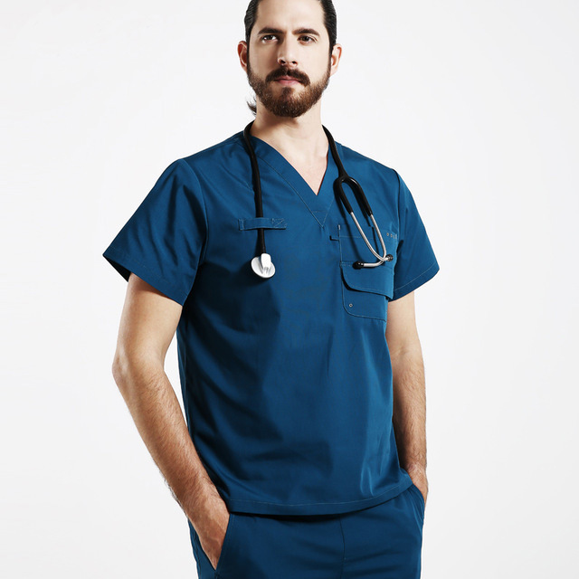 Work Wear Hospital Doctor Nurse Woman&Man Short Sleeve Medical Uniform