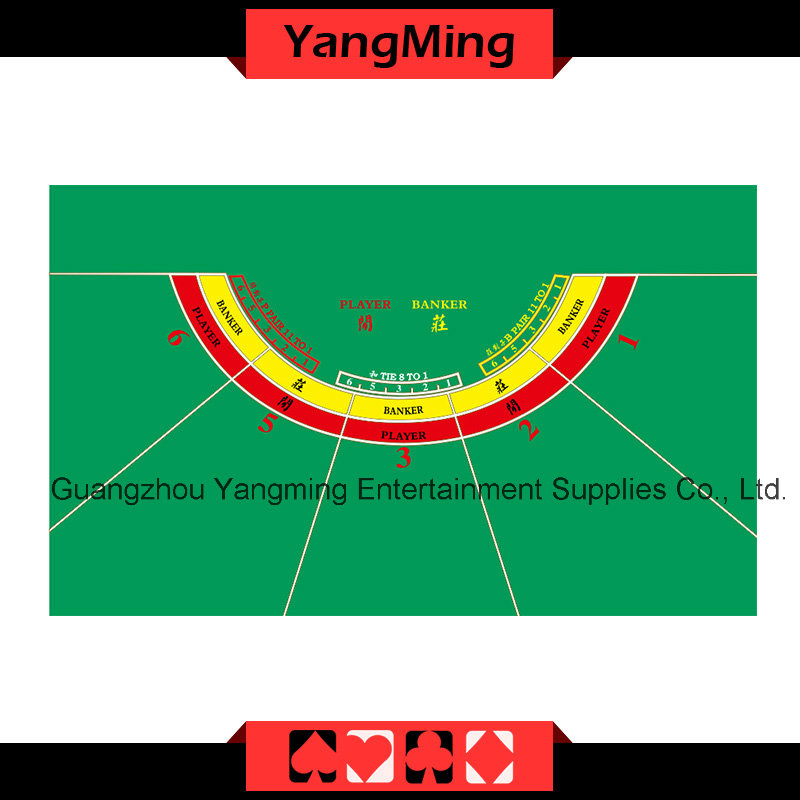 Baccarat Table Layout - 5 P (YM-BL28G)