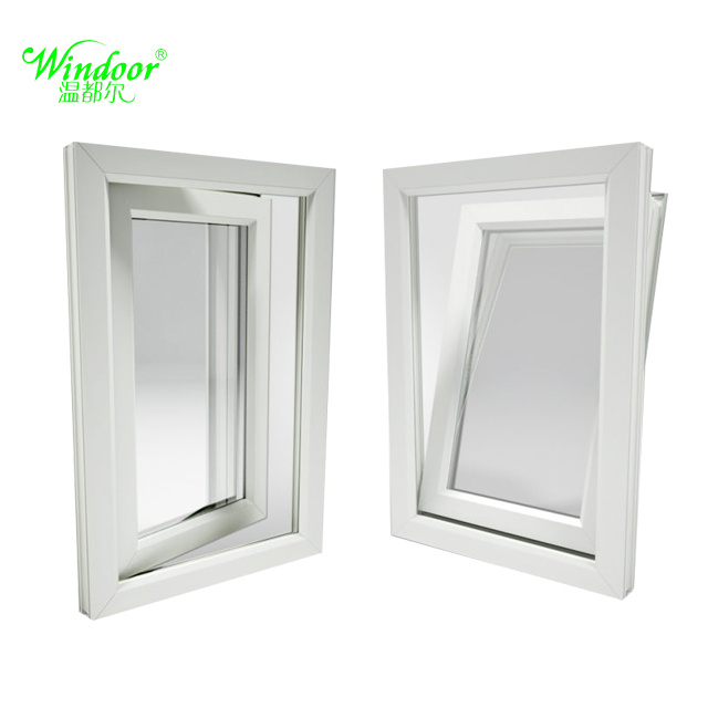 Economic Type Single Glass UPVC Awning Window