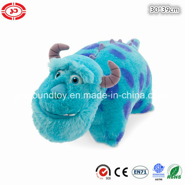 Monster College Blue Fluffy Plush Soft Sleeping Buddy Cushion