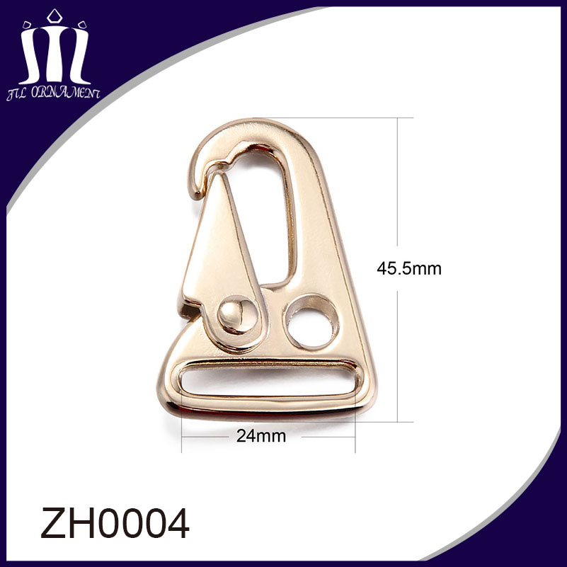 High Polish Zinc Alloy Custom Handbag Snap Hook