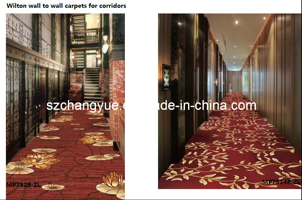 Machine Made Wall to Wall Wilton Hotel Carpets