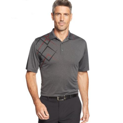 Abstract Argyle Performance Golf Polo