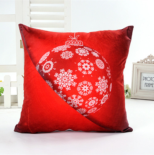 Transfer Printed Short Plush Cushion Decorative Pillow (LPL-238)