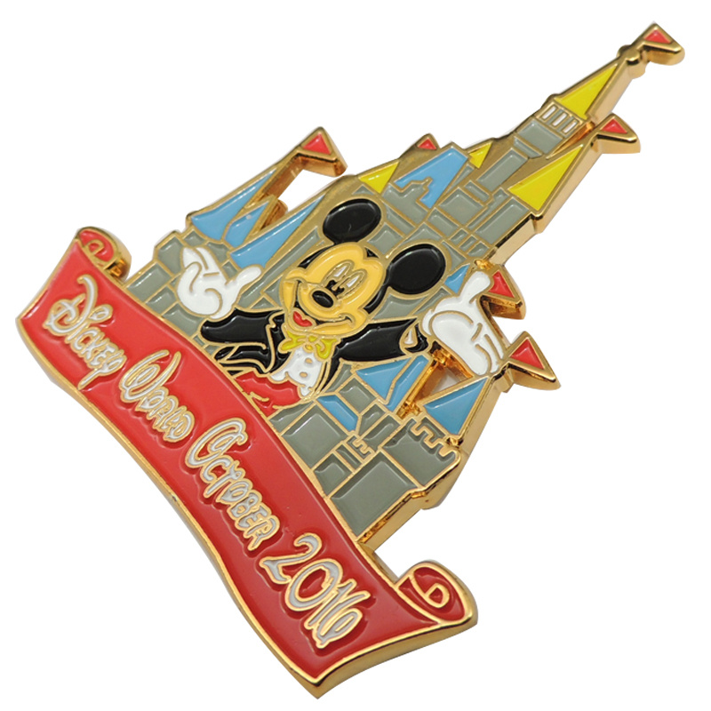 Promotion Metal Cartoon Badge with Soft Enamel