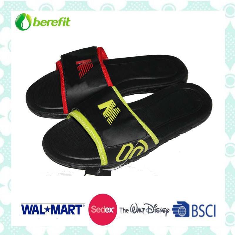PU Upper and EVA Sole, Soft Wear Feeling, Men's Slippers