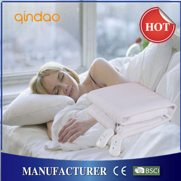 Temperature Controller 100 % Polyester Electric Warm Blanket for Winter