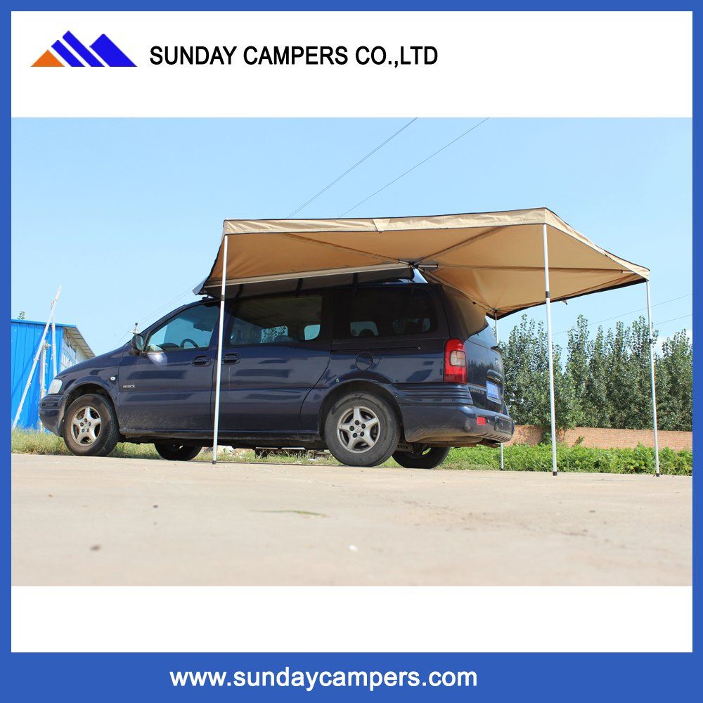 Latest Automatic Fashion Customized Logo Parasol Car Side Awning