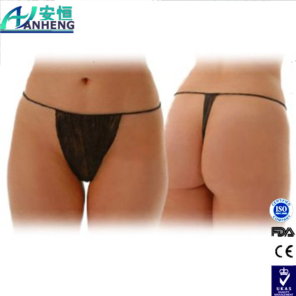 Salon Essentials Disposable G Strings - Black G Strings