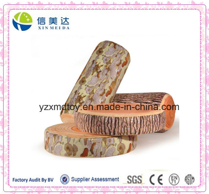 Novel Lifelike Natural Tree Trunk/Stump Plush Pillow Cushion