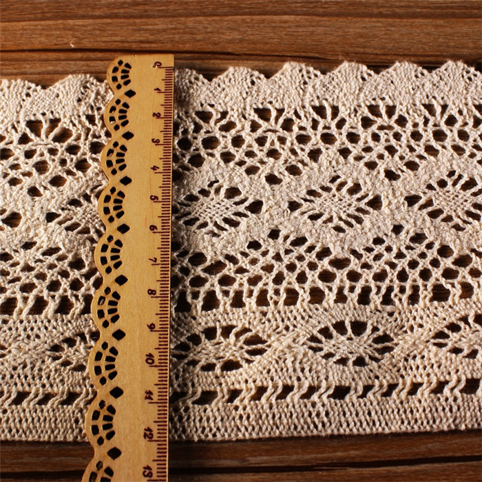 Wide Width Cotton Lace for Hometextiles