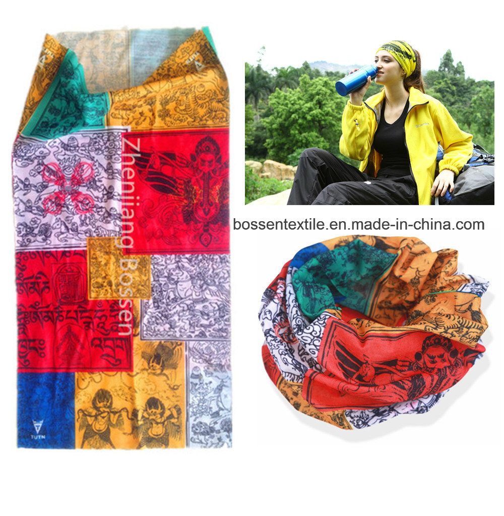 Factory Produce Customized Print Magic Seamless Head Wrap Neck Warmer