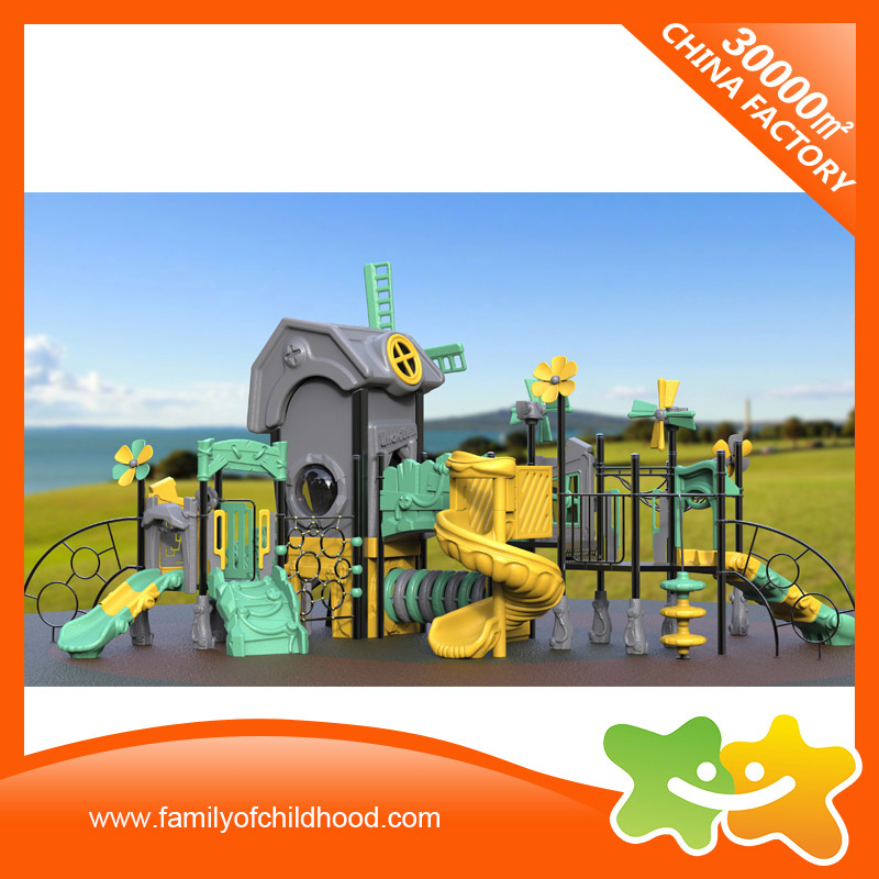 2017 Windmill World Newest Design Outdoor Plastic Slide for Children