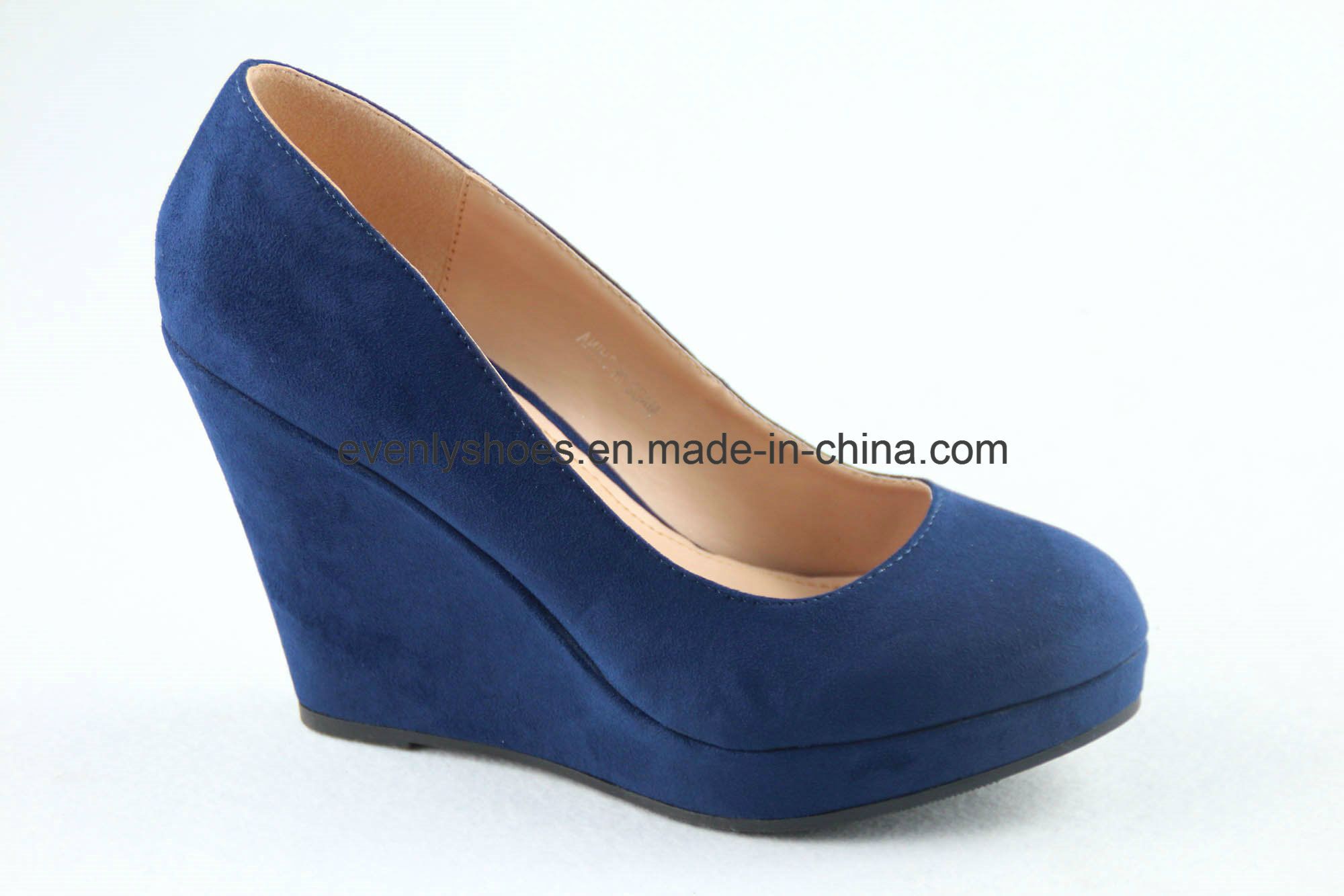 Platform Design High Heel Dancing Wedge Pumps Lady Shoes