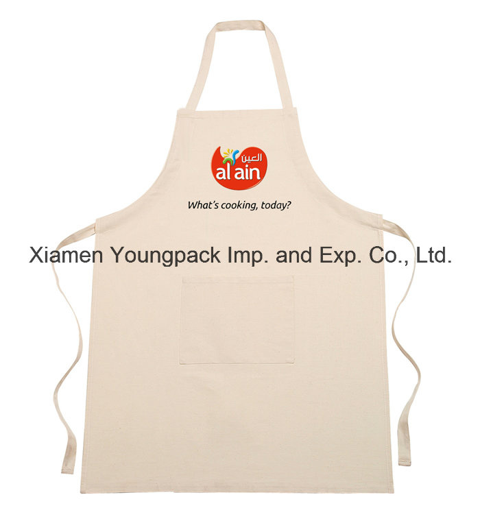Personalized Printed Cotton Canvas Funny Kitchen Apron with Pockets