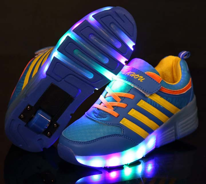 High Quality Flashing Single Wheel Roller Skate Shoes