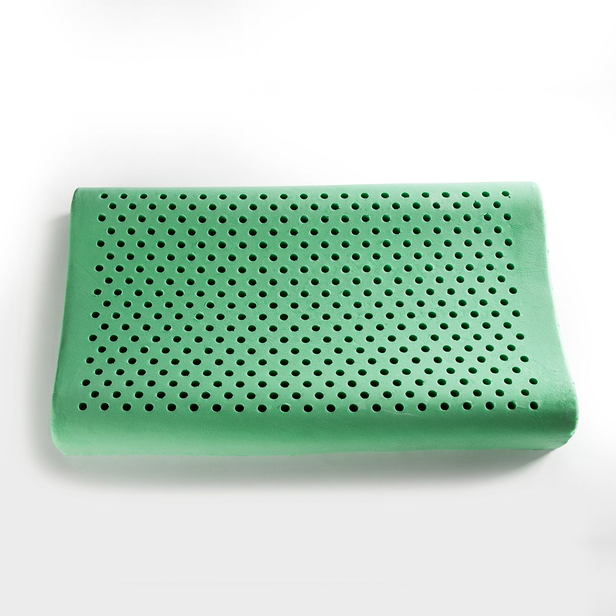 Healthy Breathble Green Real Latex Contour Pillow