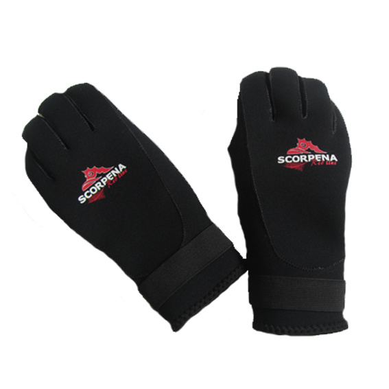 Gloves with Waterproof Printing for Diving & Fishing (HX-G0065)