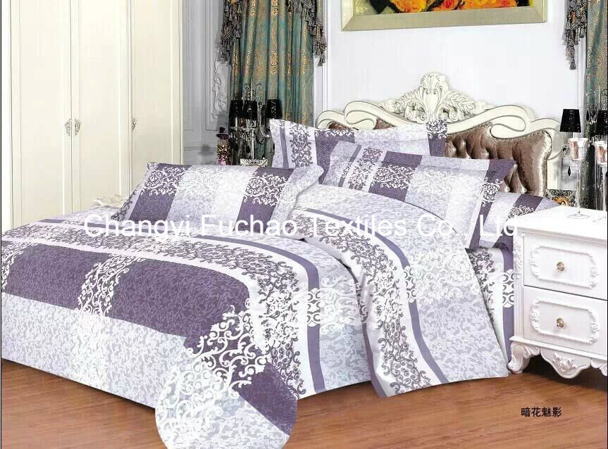 Whole Seles Bedding Sets T/C 50/50 Microfiber Sheet Sets