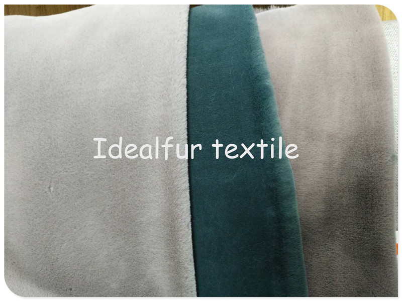2018 High Quality 100% Polyester Fake Rabbit Fur Fabric for Garment
